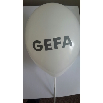 Balon z nadrukiem 'Gefa'